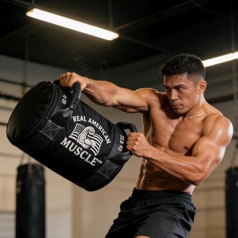 Weighted Sandbag – Compact 12" Design for Explosive Kettlebell-Style Training – Heavy Duty Strength & Conditioning Bag in Kuwait