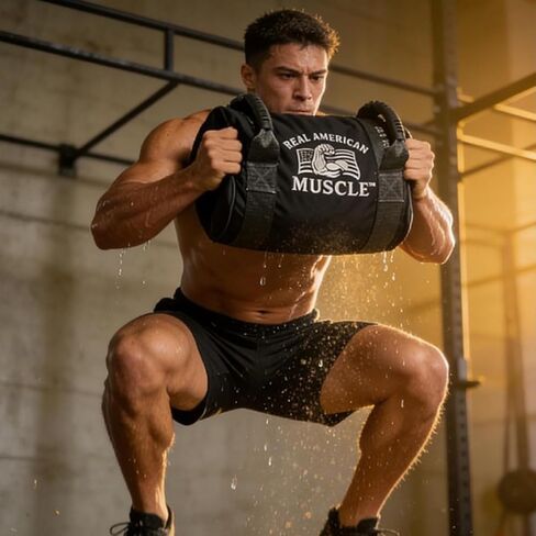 Weighted Sandbag – Compact 12" Design for Explosive Kettlebell-Style Training – Heavy Duty Strength & Conditioning Bag in Kuwait