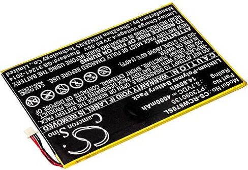 Replacement Battery for RCA RCT6303W87DK, RCT6513W87, RCT6513W87M, RCT6K03W13, Viking Pro, Viking Pro 10, Viking Pro 10.1", W101 Cambio, W101SA23T1 4000mAh in Kuwait