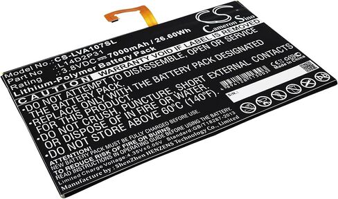 Cameron Sino Battery for A10-70, Tab 2 A10-30F, Tab 2 A10-30L, Tab 2 A10-70, Tab 2 A10-70F, Tab 2 A10-70L, Tab 4 10 LTE TB-X304L, TAB 4 10 Plus, Tab 4 10 Table, TB2-X30, TB2-X30F 7000mAh in Kuwait