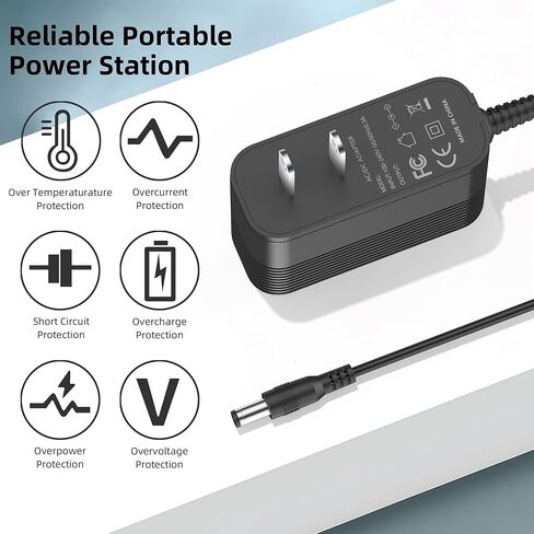 24V Corner Floor Lamp Power Cord Replacement for Govee LED Lights H6076A H66A0 H6078 AC/DC Power Adapter in Kuwait