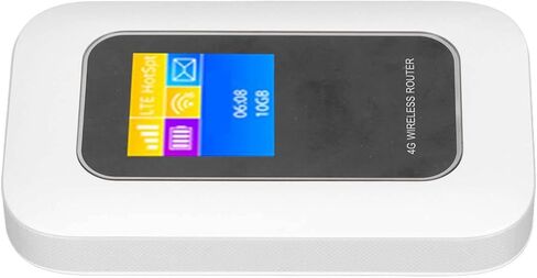 جهاز توجيه واي فاي محمول من سوراندي، نقطة اتصال واي فاي متنقلة 4G LTE، نقطة اتصال بفتحة بطاقة SIM، سرعة تنزيل 150 ميجابت في الثانية مع دعم 10 مستخدمين، مثالي للسفر، B1 B3 B5 B7 B8 B20 B38 B40 B41 in Kuwait