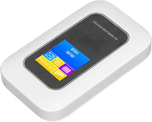 جهاز توجيه واي فاي محمول من سوراندي، نقطة اتصال واي فاي متنقلة 4G LTE، نقطة اتصال بفتحة بطاقة SIM، سرعة تنزيل 150 ميجابت في الثانية مع دعم 10 مستخدمين، مثالي للسفر، B1 B3 B5 B7 B8 B20 B38 B40 B41 in Kuwait