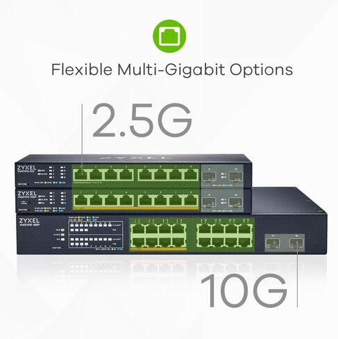 مجموعة Zyxel Nebula SMB Plus، نقطة وصول ثلاثية الموجات WiFi 7 BE11000، محول 2.5G Multi-Gig PoE++، جدار الحماية الأمني، حزمة شبكة مُدارة عبر السحابة من الجيل التالي للشركات المتنامية in Kuwait