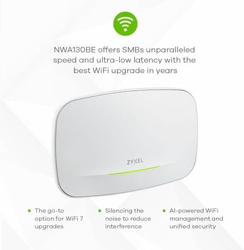 مجموعة Zyxel Nebula SMB Plus، نقطة وصول ثلاثية الموجات WiFi 7 BE11000، محول 2.5G Multi-Gig PoE++، جدار الحماية الأمني، حزمة شبكة مُدارة عبر السحابة من الجيل التالي للشركات المتنامية in Kuwait