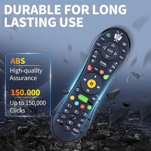جهاز تحكم عن بعد بديل لوحدة تحكم تلفزيون TiVo Mediacom RCN TIVO SMLD-00266-000 URC-7020BC0-XXXX-R LCD LED (IR وRF) - أسود in Kuwait