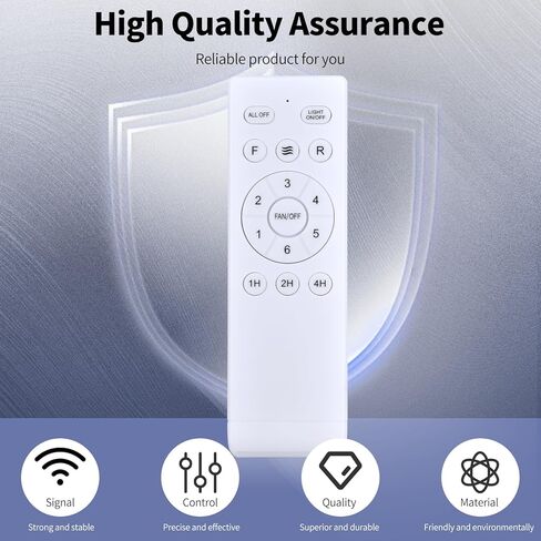 Ceiling Fan Replacement Remote Control for Fanbulous SHIHOT LEDIARY (16"/23") Ceiling Fan, Compatible Models F-HL52BK-1D03 F-LY46BK-1X01 ‎F-SN56XX-1X0X F-TY52BK-1D01 in Kuwait