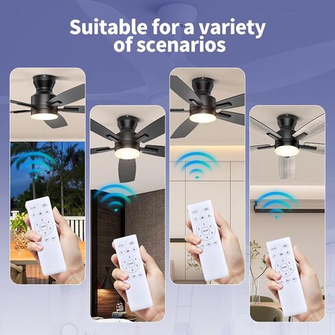 Ceiling Fan Replacement Remote Control for Fanbulous SHIHOT LEDIARY (16"/23") Ceiling Fan, Compatible Models F-HL52BK-1D03 F-LY46BK-1X01 ‎F-SN56XX-1X0X F-TY52BK-1D01 in Kuwait