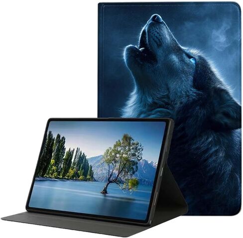 Case for All-New 6" Basic Kindle 11th Generation (2024/2022 Release),Slim Hybrid Multi-Angles Viewing Stand Cover w/Auto Wake/Sleep,Wolf in Kuwait