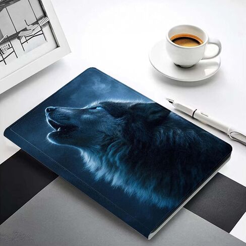 Case for All-New 6" Basic Kindle 11th Generation (2024/2022 Release),Slim Hybrid Multi-Angles Viewing Stand Cover w/Auto Wake/Sleep,Wolf in Kuwait