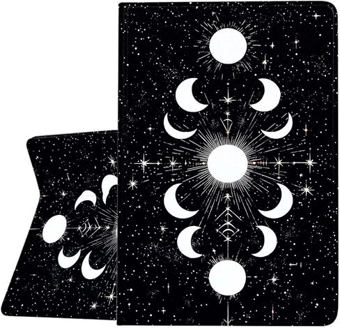 Case for 6.8" Kindle Paperwhite(11th Generation-2021) and Kindle Paperwhite Signature Edition,Auto Wake/Sleep,Slim Adjustable Viewing Angle Stand.Moon Phases in Space in Kuwait