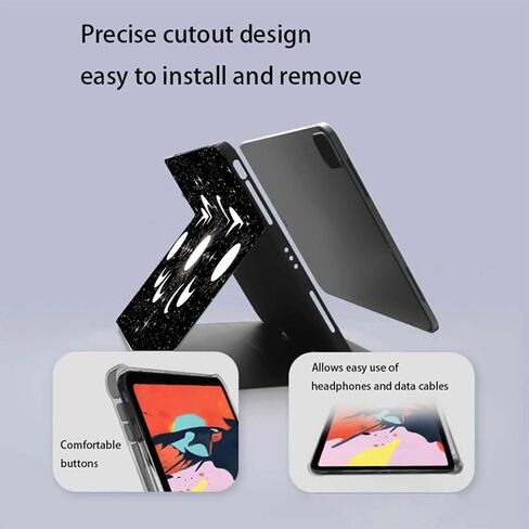 Case for 6.8" Kindle Paperwhite(11th Generation-2021) and Kindle Paperwhite Signature Edition,Auto Wake/Sleep,Slim Adjustable Viewing Angle Stand.Moon Phases in Space in Kuwait