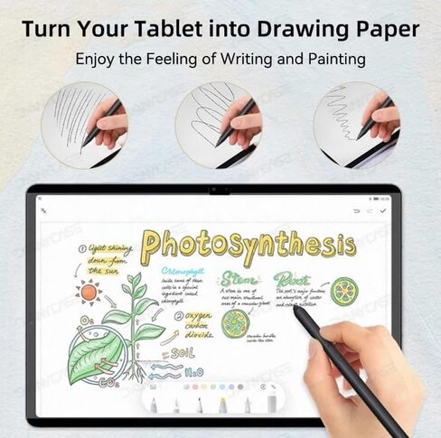[1 Pack] Magnetic Paper Screen Protector Compatible with Lenovo Tab P12, Matte PET Film that look like Drawing and Notetaking like on Paper in Kuwait