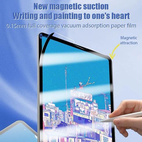 [1 Pack] Magnetic Paper Screen Protector Compatible with Lenovo Tab P12, Matte PET Film that look like Drawing and Notetaking like on Paper in Kuwait