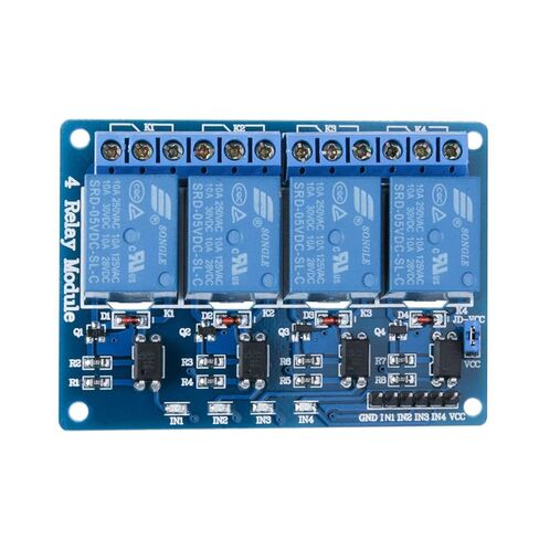 وحدة مرحل 4 قنوات تيار مستمر 5 فولت مع Optocoupler متوافقة مع Arduino UNO R3 MEGA 2560 DSP ARM PIC AVR STM32 in Kuwait