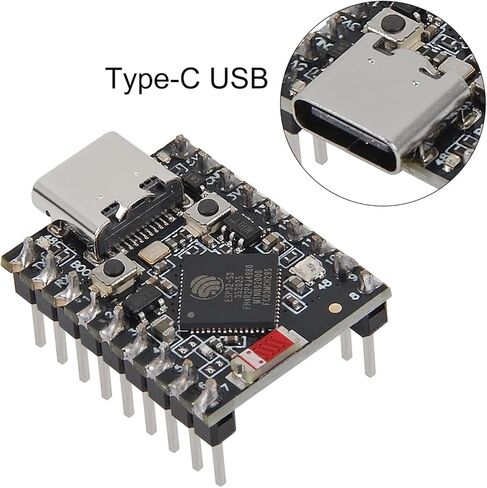 AITRIP 3 قطع Supermini Type-C ESP32-S3 ESP32 S3 معالج ثنائي النواة، تردد تشغيل 160 ميجا هرتز، 2.4 جيجا هرتز واي فاي وبلوتوث in Kuwait