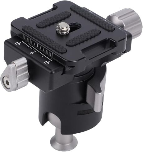 Tripod Ball Head, Mini Ball Head, 20mm Diameter with Plate, Bubble Level & 360 Rotation, Ideal for Mirrorless Cameras, Compact Lenses & Smartphones in Kuwait