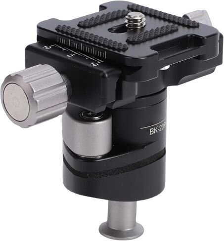 Tripod Ball Head, Mini Ball Head, 20mm Diameter with Plate, Bubble Level & 360 Rotation, Ideal for Mirrorless Cameras, Compact Lenses & Smartphones in Kuwait