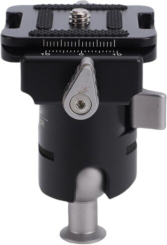 Tripod Ball Head, Mini Ball Head, 20mm Diameter with Plate, Bubble Level & 360 Rotation, Ideal for Mirrorless Cameras, Compact Lenses & Smartphones in Kuwait
