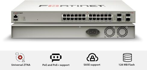 Fortinet FS-124F-FPOE FortiSwitch 124F-FPOE 24-Port PoE Layer 2 Managed Switch (Renewed) in Kuwait