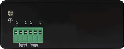 HC-1002-SFP-PSE - 2X RJ45 +1x SFP Ports Gigabit Ethernet Industrial Fiber Switch with 60W of PoE PSE, DIN Rail Mount, -40 to +75 Celsius in Kuwait