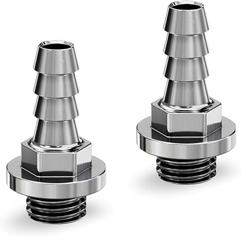 EKWB EK-Pro G1/8" تركيب بارب، 6 مم، نيكل، عبوتان in Kuwait