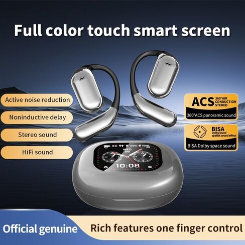 AI Translator Earbuds,144 Language Translation Earphones Real Time with APP, Open Ear Buds Translating Headphone with Charging Case 16SPRO,Blue in Kuwait