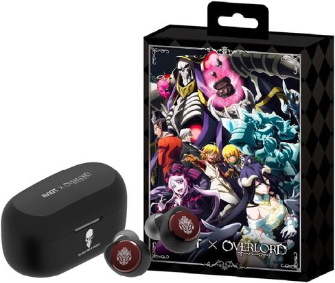 AVIOT Overlord Wireless Earbuds TE-V1R-OVL, Officially Licensed (Exclusive Edition) Special Package, Design, Japanese Special Voice, Noise Canceling Earbuds in Kuwait