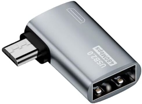 استبدال 2 في 1 محول Micro-USB إلى USB، سلك طاقة كابل OTG متوافق مع Fire Stick، متوافق مع تلفزيون Samsung PlayStation Classic Toshiba والمزيد in Kuwait