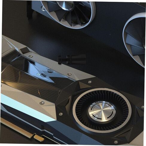 MERRYHAPY Gpu Sag Support Bracket Aluminum Alloy Graphics Card Mount -Scratch Pads Vertical Gpu Brace for Enhanced Stability Compatible Various Chassis Configurations in Kuwait