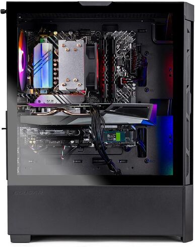 جهاز كمبيوتر Skytech Gaming Blaze4 Mini Gaming، AMD Ryzen 5 5500 3.6 جيجا هرتز، NVIDIA RTX 5060 Ti 8 جيجا بايت VRAM، 1 تيرابايت NVMe SSD، 16 جيجا بايت DDR4 RAM 3200، 650 واط Gold PSU، WI-FI 5، Windows 11، سطح المكتب in Kuwait