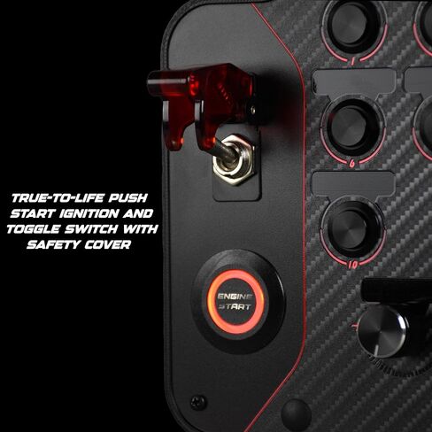 SIM-PANEL PC Sim Racing Gen 2 Button Box (Horizontal Layout) in Kuwait