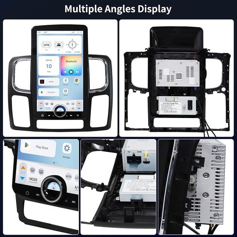 ترقية شاشة LINKSWELL مقاس 15.6 بوصة على شكل حرف T لـ Dodge RAM 2014-2019، نظام Android 11 ستيريو مع CarPlay اللاسلكي وAndroid Auto، التحكم في المقبض "X"، 8 جيجابايت + 128 جيجابايت، 4G LTE، 16 نطاق EQ، DSP، واي فاي مزدوج in Kuwait
