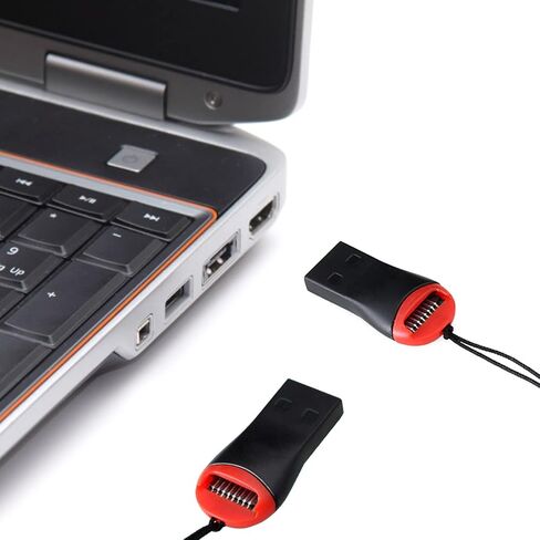 USB 2.0 TF Memory Card Reader Adapter TF Reader with Lanyard for Laptop in Kuwait