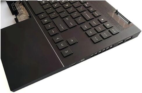 بديل جديد لجهاز HP Omen 15-EN 15-EK 15-EN0013DX 15-EN0013 حافظة الكمبيوتر المحمول العلوية Palmrest الخلفية لوحة المفاتيح لوحة اللمس جزء التجميع M00666-001 M00667-001 أسود in Kuwait