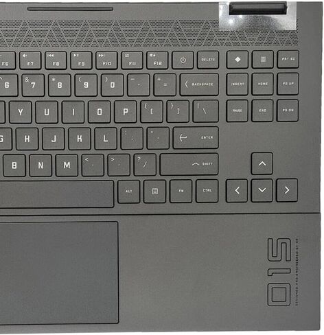 بديل جديد لجهاز HP Omen 15-EN 15-EK 15-EN0013DX 15-EN0013 حافظة الكمبيوتر المحمول العلوية Palmrest الخلفية لوحة المفاتيح لوحة اللمس جزء التجميع M00666-001 M00667-001 أسود in Kuwait