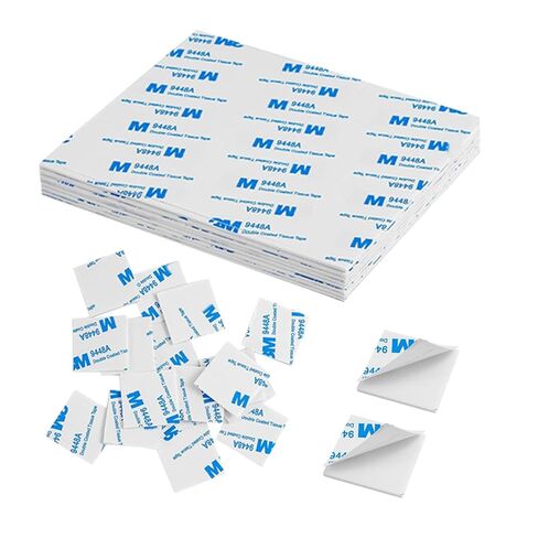 100Pcs Double Sided Foam Tape, Square Sticky Double Sided Adhesive Pads for Crafts, Self-Adhesive Double Sided Mounting Tape Heavy Duty for House Wall Decor - Double Sided Adhesive Tape 27 x 27 x 2mm in Saudi Arabia