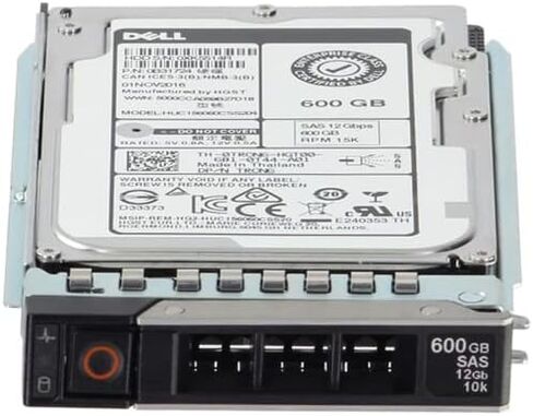 محرك الأقراص الصلبة Dell سعة 600 جيجابايت وسرعة 15 كيلو وسرعة 12 جيجابت في الثانية SAS 2.5 (TRCN6) (متجدد) in Kuwait