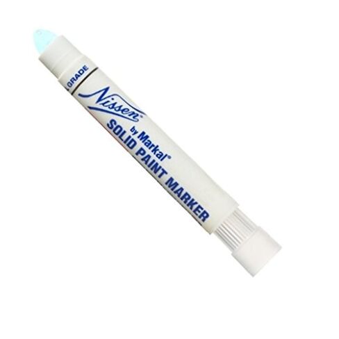 Markal 28772 Quik Stik+ Oily Surface Mini Marker, Red Color, Marks Through Oily & Wet Surfaces, Dries in Less Than One Minute. The Mini Size Durable Barrel Utilizes Easy Grip Airtight Clip Cap in Kuwait