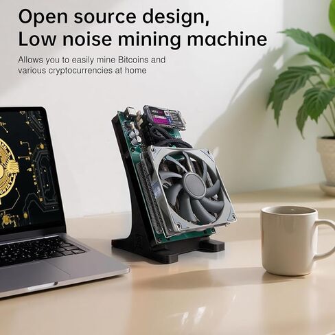 Nerdqaxe++ Bitcoin Miner، 4.8 TH/s، 4X BM1370 Chip، 2.4G Wi-Fi، مصدر مفتوح، آلة تعدين التوصيل والتشغيل in Kuwait