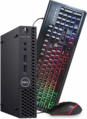 كمبيوتر Dell OptiPlex 3060 الصغير | انتل كور i5 الجيل الثامن سداسي النواة | 16 جيجا رام | 500 جيجا اس اس دي | ويندوز 11 برو | واي فاي + بلوتوث | (متجدد) in Kuwait
