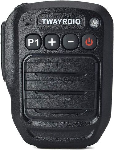 TWAYRDIO Walkie Talkie Bluetooth Microphone, Wireless Speaker Shoulder Microphone Mic for Ham Motorola Radio with 2 Pin Earphone Jack in Kuwait