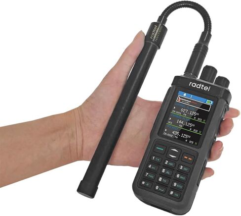 Radtel أوزة الرقبة هوائي تكتيكي مكاسب عالية VHF UHF ثنائي النطاق SMA-أنثى ل Radtel RT-860 RT-880 RT-880G RT-4D RT-920 RT-950 Baofeng Quansheng K5(8) K6 in Kuwait