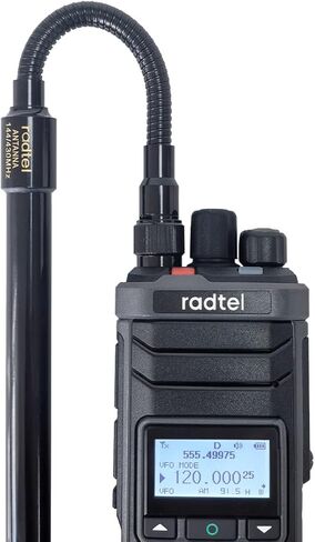 Radtel أوزة الرقبة هوائي تكتيكي مكاسب عالية VHF UHF ثنائي النطاق SMA-أنثى ل Radtel RT-860 RT-880 RT-880G RT-4D RT-920 RT-950 Baofeng Quansheng K5(8) K6 in Kuwait