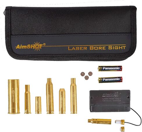 KT-RIFLE Laser Bore Sight Kit for Major Calibers, Brass in Kuwait