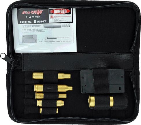 KT-RIFLE Laser Bore Sight Kit for Major Calibers, Brass in Kuwait