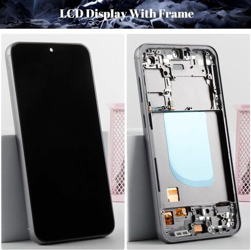 SRJTEK TFT لهاتف Samsung Galaxy S23 FE 5G شاشة LCD بديلة لهاتف Samsung Galaxy S23 FE 5G استبدال شاشة S711U S711B S711W S7110 مجموعة إصلاح محول الأرقام لشاشة تعمل باللمس (أسود مع إطار) in Kuwait