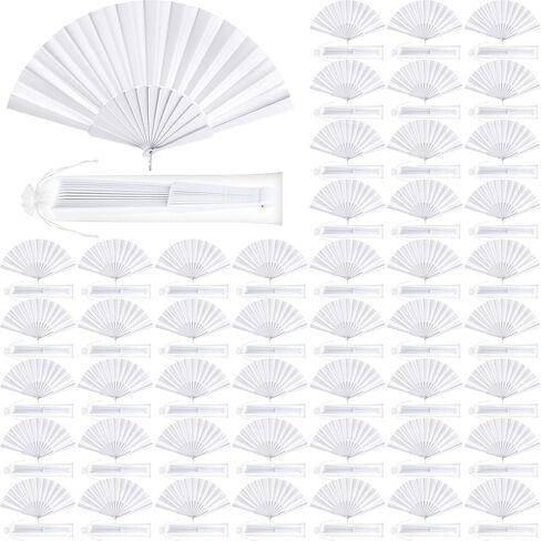 Blulu 30 Pack Clapping Fans for Line Dancing Bulk Foldable Silk Fabric Foldable Line Dance Popping Fan Boots on The Ground Hand Fan for Women Men Wedding Party Gifts, 9x16.5'' (Black) in Saudi Arabia