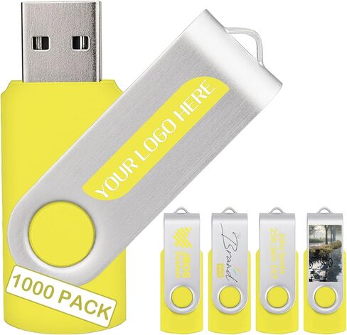 200 Pack Custom USB Flash Drives 16GB USB 3.0,Bulk Personalized Thumb Drives with Logo for Business, Events, Text or Image Printing, JBOS Customized Memory Sticks-Royal Blue in Kuwait