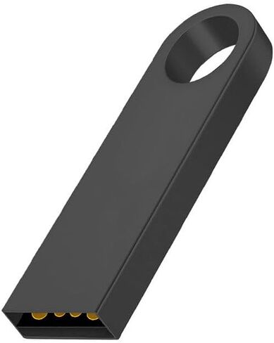 محرك فلاش USB سعة 8 جيجابايت مع محول من النوع C وحبل، محرك قلم USB 2.0 عالي السرعة، عصا ذاكرة تخزين صغيرة للهاتف/الوسادة/الكمبيوتر الشخصي/الكمبيوتر المحمول - (أسود 8 جيجابايت) in Kuwait